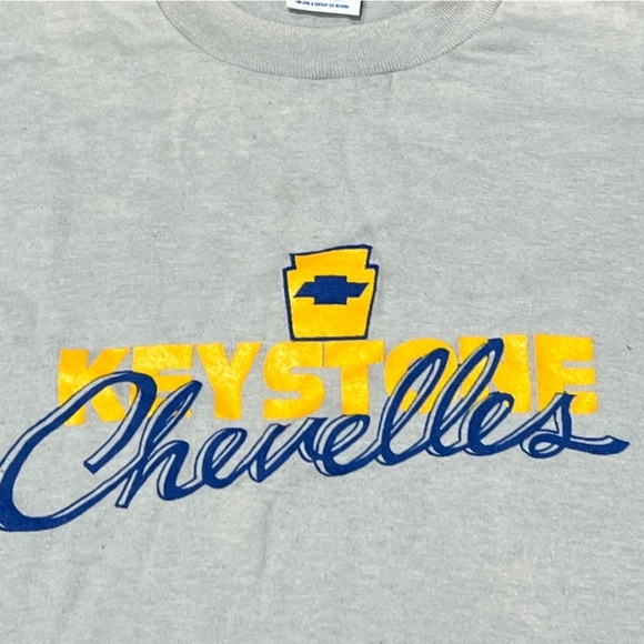 Vintage Single Stitch Chevelles Keystone Cheverolet 1980s Tshirt - Picture 2 of 3